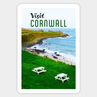 Visit Cornwall, UK Travel Sticker